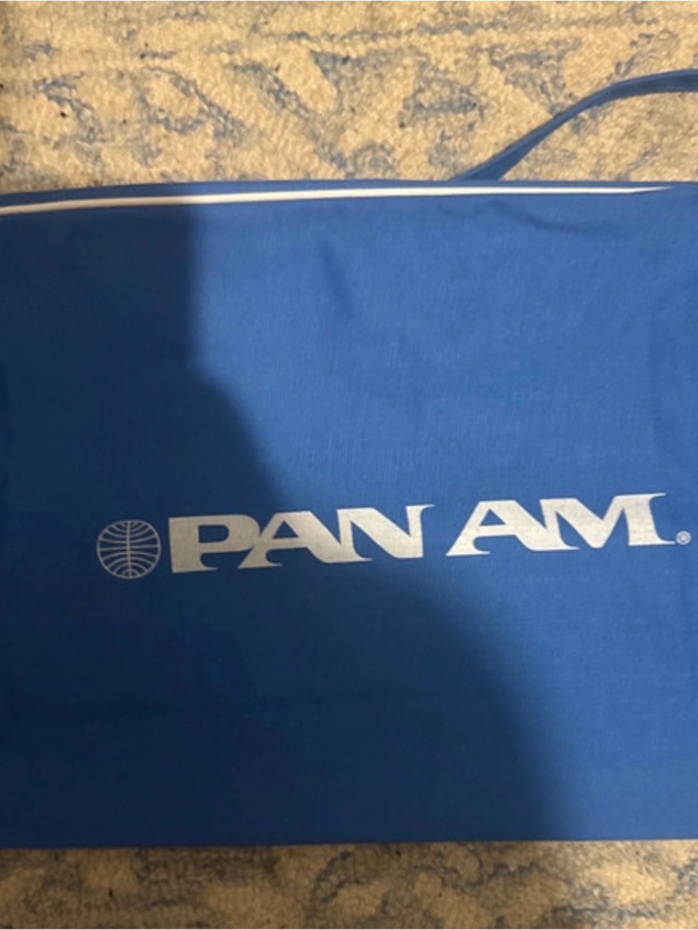 Blue Pan Am Travel Tote